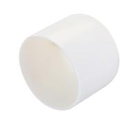 sourcing map Lot de 20 embouts en caoutchouc vinyle pour filetages et tubes ronds, 35 mm, blanc