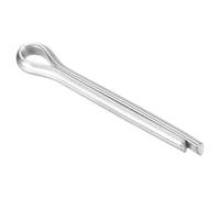 sourcing map Lot de 20 goupilles fendues en acier inoxydable 304 de 3,2 mm x 25 mm pour appareils ménagers, équipements de sport, réparation mécanique automobile (argent)