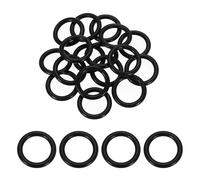 sourcing map Lot de 20 joints toriques AS-319 en caoutchouc nitrile de 3,8 cm de diamètre intérieur, 4,5 cm, diamètre extérieur de 1,9 cm, joint d'étanchéité rond de 1,9 cm de large pour réparation