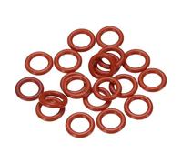 sourcing map Lot de 20 joints toriques en silicone de 10 mm de diamètre extérieur 6 mm ID 2 mm de largeur pour plomberie VMQ Joint torique pour nettoyeur haute pression, raccords d'air, gaz