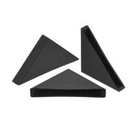 sourcing map Lot de 20 protections d'angle en plastique - 6 x 50 mm - Angle droit - Pour la protection des coins du verre, du miroir, du carrelage - Noir