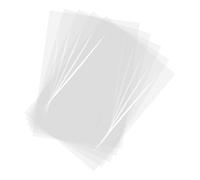 sourcing map Lot de 20 sacs thermorétractables transparents POF pour paniers cadeaux, collection d'emballages, bricolage fait maison, loisirs créatifs, biscuits - 61 x 78,7 cm