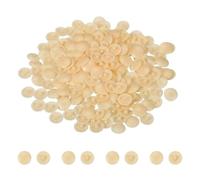 sourcing map Lot de 200 cache-vis en plastique autotaraudeuses pour meubles, armoires, étagères, décoration de meubles, armoires, étagères, 12 mm, beige clair