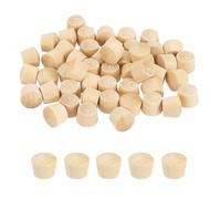 sourcing map Lot de 200 chevilles en bois à tête plate de 33/81,3 cm pour trous de vis en bois pour meubles, armoires, projets de bricolage