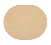 sourcing map Lot de 200 feuilles de cuisson rondes en papier sulfurisé non blanchi, 22,9 cm, pour hamburger, griller ou ranger la viande, couleur bois