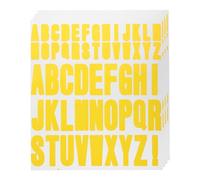 sourcing map Lot de 220 feuilles d'autocollants en vinyle imperméable pour intérieur/extérieur, boîte aux lettres, porte, voiture, décoration de Noël, jaune