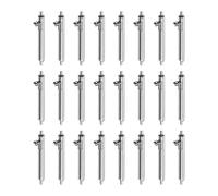 sourcing map Lot de 24 barrettes à ressort à dégagement rapide de 13 mm de diamètre en acier inoxydable pour bracelet de montre