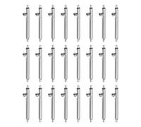 sourcing map Lot de 24 barrettes à ressort à dégagement rapide de 14 mm de diamètre en acier inoxydable pour bracelet de montre