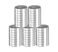 sourcing map Lot de 2400 carreaux de mosaïque miroir carrés autocollants en verre pour loisirs créatifs, décoration, art, collage, fabrication de cartes, argenté - 5 x 5 mm