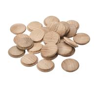sourcing map Lot de 25 bouchons en bois de chêne rouge - 35 x 30 mm
