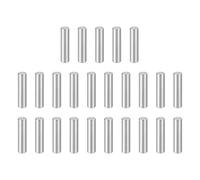 sourcing map Lot de 25 chevilles cylindriques M5 x 25 mm en acier inoxydable 304 pour appareils métalliques, meubles en bois, installation à faire soi-même, argent