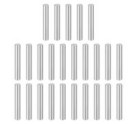 sourcing map Lot de 25 chevilles cylindriques M5 x 40 mm en acier inoxydable 304 pour appareils métalliques, meubles en bois, installation à faire soi-même, argent