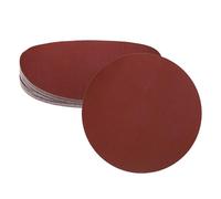 sourcing map Lot de 25 disques abrasifs PSA de 200 mm, grain 800, papier abrasif auto-adhésif, papier abrasif rond sans trou, peinture de voiture, bois, métal