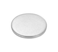 sourcing map Lot de 25 disques ronds en acier inoxydable, 22 mm de diamètre x 2,5 mm d'épaisseur pour estampage d'étiquettes rondes en métal pour gravure, estampage, étiquettes, loisirs créatifs