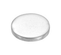 sourcing map Lot de 25 disques ronds en acier inoxydable de 22 mm de diamètre x 3 mm d'épaisseur pour gravure, estampage, étiquettes de nom, loisirs créatifs