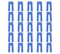 sourcing map Lot de 25 entretoises en forme de U pour carrelage en forme de fer à cheval, cales en plastique pour système de nivellement, installation murale au sol en céramique, fenêtres de niveau