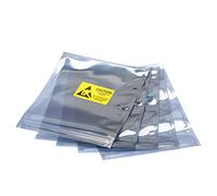 sourcing map Lot de 25 sacs de protection antistatiques refermables avec étiquettes pour disque dur SSD 15 x 20 cm