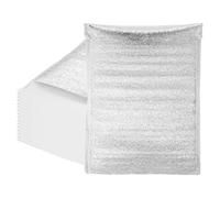 sourcing map Lot de 25 sacs d'isolation thermique réutilisables, 40 x 35 cm, sacs isolants en feuille d'aluminium et coton perlé pour livres, nourriture, cosmétiques