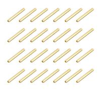 sourcing map Lot de 28 écrous de couplage hexagonaux en laiton, M2 x 30 mm, filetage femelle pour carte mère PCB (doré, lot de 28)