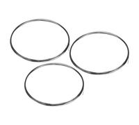 sourcing map Lot de 3 bobines de fil de tungstène, 99,95 % de fil de tungstène de haute pureté, 0,05 mm de diamètre x 3 m de long pour l'industrie électronique de production d'ampoules