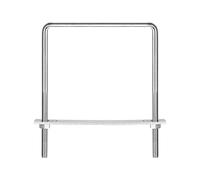 sourcing map Lot de 3 boulons carrés en U de 162 mm de largeur intérieure de 210 mm de longueur M10 304 en acier inoxydable avec écrous et plaques, pour remorque de bateau