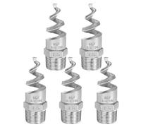 sourcing map Lot de 3 buses coniques en spirale, PT 1,9 cm mâle en acier inoxydable 304 pour enlever la poussière, arroseur d'atomisation pour arrosage de jardin, ignifuge, refroidissement au gaz