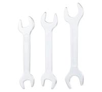 sourcing map Lot de 3 clés à double extrémité ouverte super fines en acier au carbone pour espace restreint 16 mm x 18 mm 17 mm x 19 mm 22 mm x 24 mm
