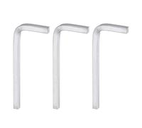 sourcing map Lot de 3 clés à tête carrée en forme de L 6 mm en acier au carbone Clé en L 4 points Clé à boulon métrique Outil de réparation pour la maison de base Projet de bricolage et applications