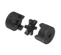 sourcing map Lot de 3 coupleurs flexibles de 1,27 cm à 1,9 cm L095 et araignée en caoutchouc Buna-N NBR pour fendeuse de bûches équipement hybride