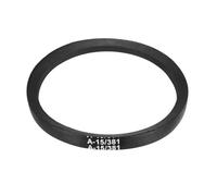 sourcing map Lot de 3 courroies en caoutchouc enveloppées A15, section A, 43,2 cm de circonférence extérieure x 1,3 cm de largeur x 0,8 cm d'épaisseur, courroie de transmission d'énergie industrielle