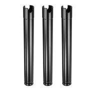 sourcing map Lot de 3 douilles à choc profondes fendues à 6 pans 1/2" - Douille métrique de 27 mm (11,7 ") 296 mm extra longue en acier traité thermiquement 45# pour réparation d'écrous hexagonaux