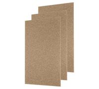sourcing map Lot de 3 feuilles acryliques à paillettes marron de 0,3 cm d'épaisseur, 30,5 x 20,3 cm, feuilles en plastique PMMA fluorescentes extrudées translucides pour loisirs créatifs, découpe et