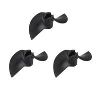 sourcing map Lot de 3 hélices de bateau télécommandées à 2 pales - Diamètre du trou : 4,8 mm - Diamètre du trou : 42 mm - Pas de 1,2 mm - CCW - Hélices rotatives dans le sens des aiguilles d'une