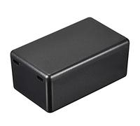 sourcing map Lot de 3 mini boîtes de jonction anti-poussière en ABS pour projet électrique Noir 60 x 36 x 25 mm