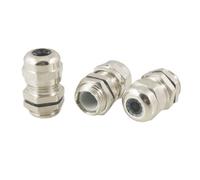 sourcing map Lot de 3 presse-étoupes étanches, filetage PG7, 3-6.5 mm, en acier inoxydable