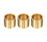sourcing map Lot de 3 roulements à douille, alésage de 25 mm x 30 mm de diamètre extérieur x 25 mm de longueur, bagues auto-lubrifiantes en bronze fritté