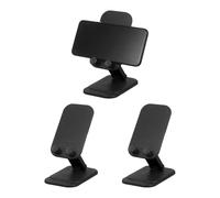 sourcing map Lot de 3 supports de téléphone portable, pliables et multi-angles pour téléphone portable, station d'accueil universelle pour smartphone pour la maison, le bureau, accessoires de bureau