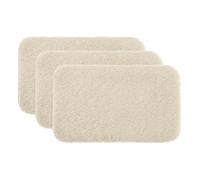 sourcing map Lot de 3 tapis miniatures 1:12 pour maison de poupée, accessoires de maison de poupée, accessoires pour maison de poupée, décoration de jeu, kaki ovale