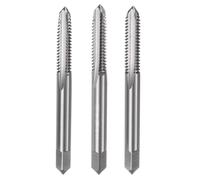 sourcing map Lot de 3 tarauds à main, 1/4-20 UNC Taper/Fiche/Filetage inférieur, Kit d'outils de taraudage manuel en acier rapide