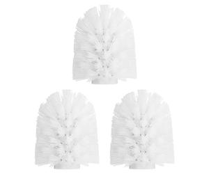 sourcing map Lot de 3 têtes de rechange rondes pour cuvette de toilette - 15 mm - Blanc