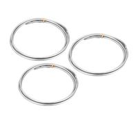 sourcing map Lot de 3 tiges en zinc massif à 99,99 % de haute pureté, 3 mm de diamètre, 900 mm de long, tige anode en métal de zinc, bonne conductivité pour expériences scientifiques, recherches,