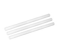 sourcing map Lot de 3 tubes ronds en acrylique rigide transparent pour plomberie, éclairage, projets de bricolage - 17 mm x 20 mm (DI x DE) x 45,7 cm (DI x DE)