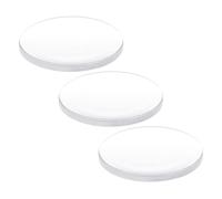 sourcing map Lot de 3 verres de montre de 20,5 mm de diamètre et 1,5 mm d'épaisseur - Dôme unique - Verre transparent - Pièces de rechange pour réparation d'horloger