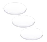 sourcing map Lot de 3 verres de montre de 22,5 mm de diamètre et 1,5 mm d'épaisseur - Dôme unique - Verre transparent - Pièces de rechange pour réparation d'horloger