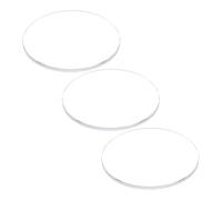 sourcing map Lot de 3 verres de montre de 30,5 mm de diamètre et 1,5 mm d'épaisseur - Dôme unique - Verre transparent - Pièces de rechange pour réparation d'horloger