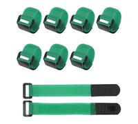 sourcing map Lot de 30 attaches autoagrippantes réutilisables, 16 x 2 cm, organiseurs de fils auto-agrippants pour cordons d'alimentation, câbles de données, fils de TV/PC, sangles réglables et