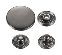 sourcing map Lot de 30 boutons pression 25 mm en alliage pour manteaux, cuirs, bateaux, toiles, pistolets
