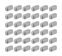 sourcing map Lot de 30 clés rondes en forme de plume, 10 x 5 x 5 mm en acier au carbone, clés parallèles pour fixations mécaniques
