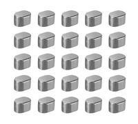 sourcing map Lot de 30 clés rondes en forme de plume, 10 x 8 x 7 mm en acier au carbone, clés parallèles pour fixations mécaniques