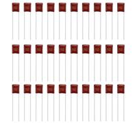 sourcing map Lot de 30 condensateurs à film polypropylène métallisé, CBB21/CBB22 100 V 404J 0,4 UF pour appareils électroniques et lampes à économie d'énergie, rouge